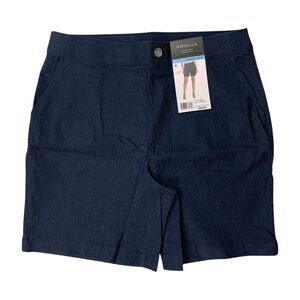 Rafaella Women's 7" Inseam Comfort Fit Stretch Short - Rinse